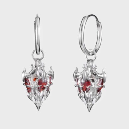 Kuurth Grail Red Earrings (3)