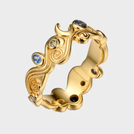 starry night gold ring 1