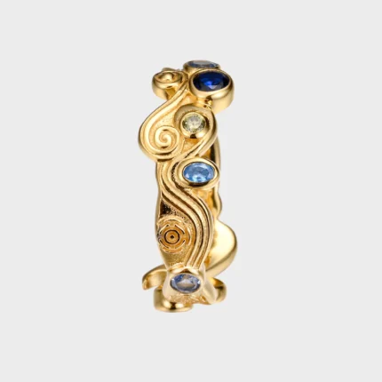 starry night gold ring 2